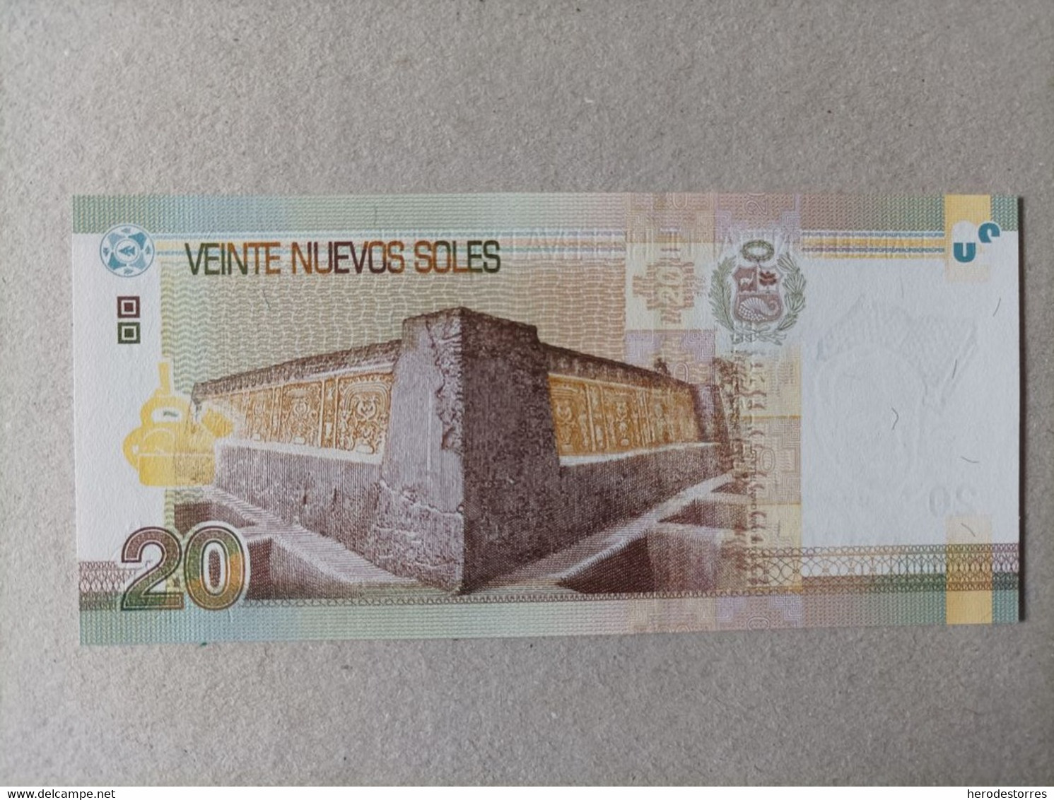 Billete De Perú De 20 Soles, Año 2009, Serie AA, UNC - Pérou