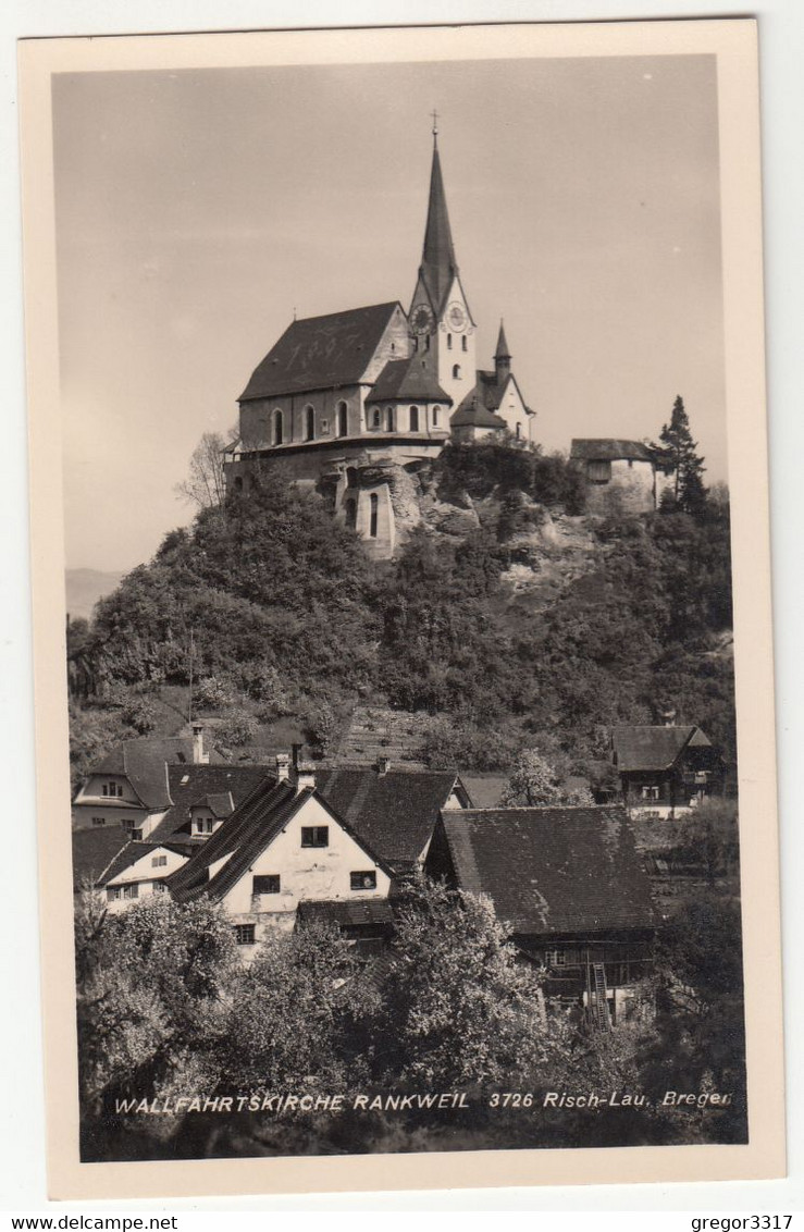 C943) Wallfahrtskirche RANKWEIL - Vorarlberg Mit Häusern Im Vordergrund ALT! - Rankweil