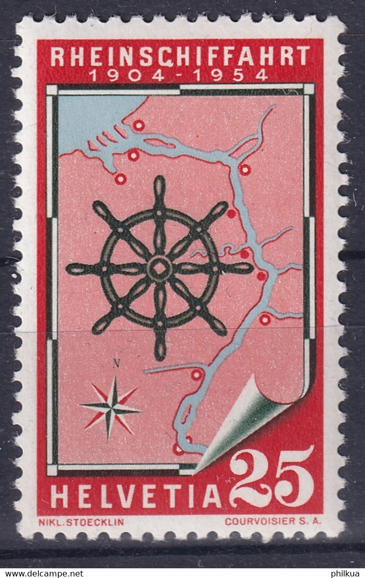 318.2.03 / Michel 595 Abart - G Statt C In Rheinschiffahrt - Postfrisch/**/MNH - Varietà