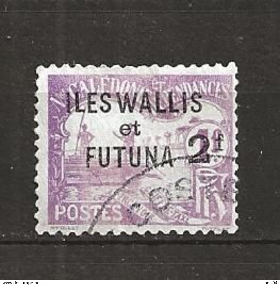 WALLIS ET FUTUNA 1927 .  Taxes . N°  9  . Oblitéré . - Strafport