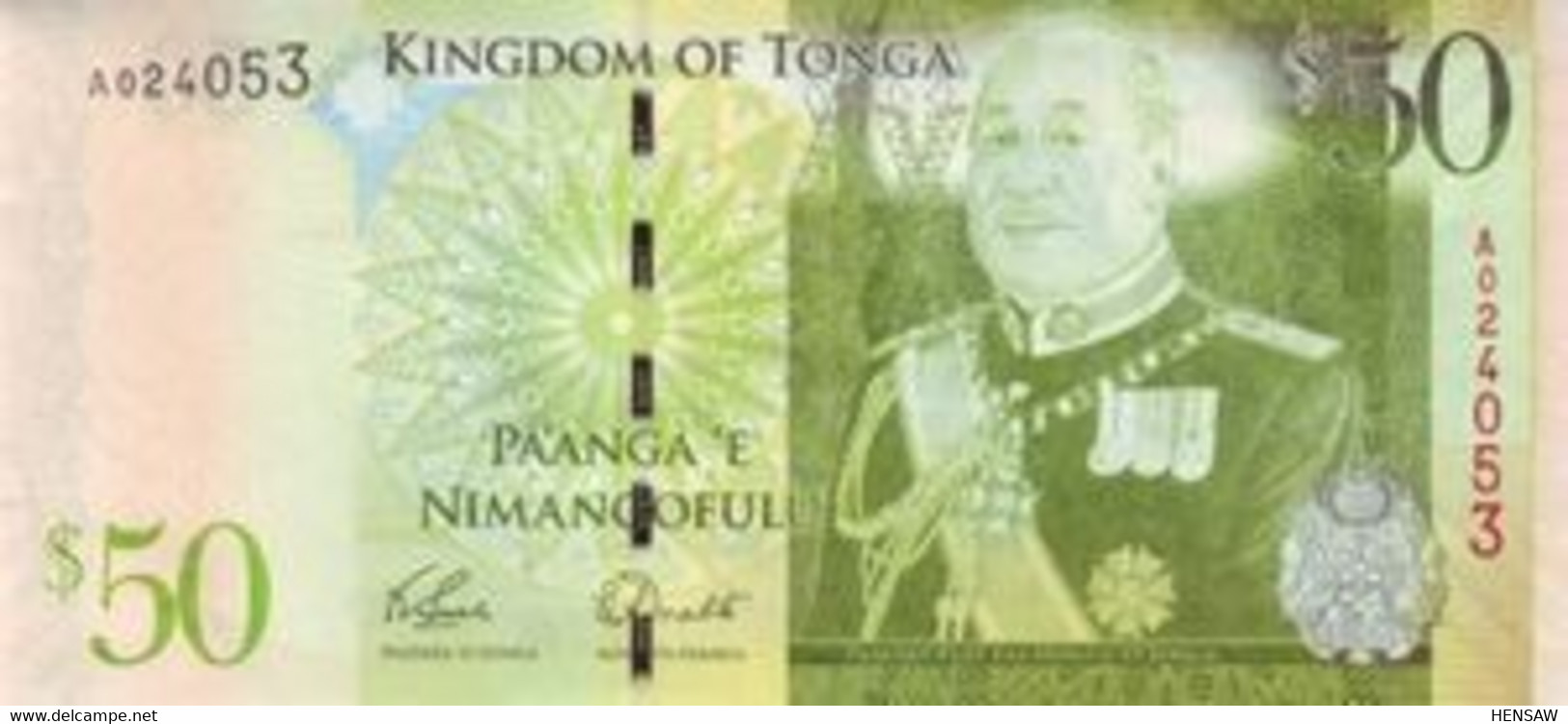 TONGA 50 PA'ANGA 2009 P 42a UNC SC NUEVO - Tonga