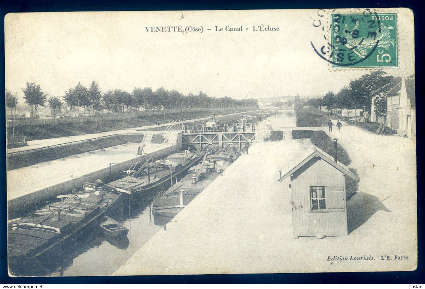 Cpa Du 60 Venette Le Canal , L' écluse   AOUT22-46 - Venette