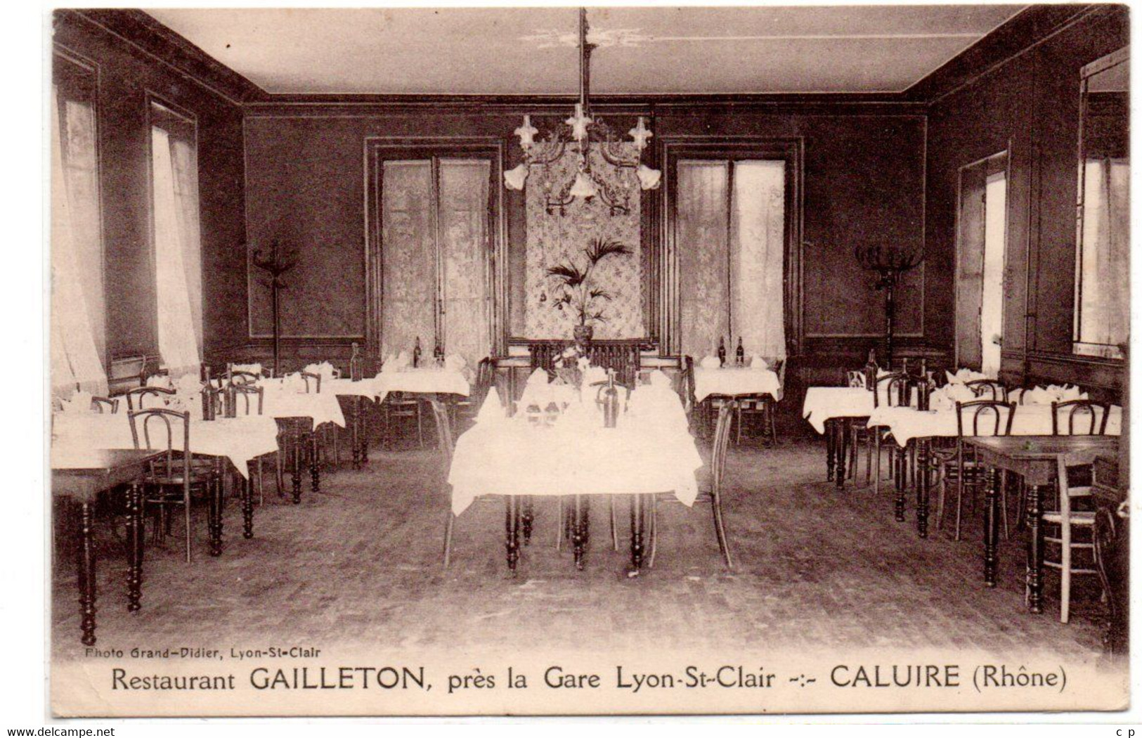 Lyon - Caluire Et Cuire -  Restaurant Gailleton  , Pres De La Gare De Saint Clair  -  CPA °Rn - Caluire Et Cuire
