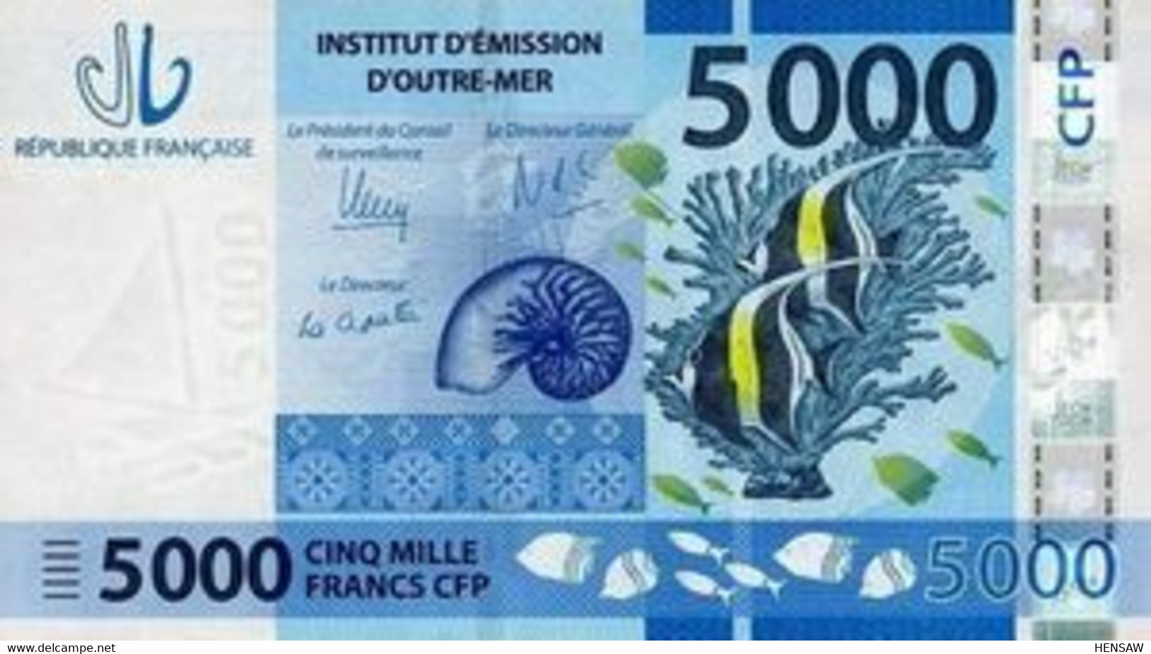 FRENCH PACIFIC TERRITORIES 5000 FRANCS P 7 2014 UNC SC NUEVO - Territorios Francés Del Pacífico (1992-...)