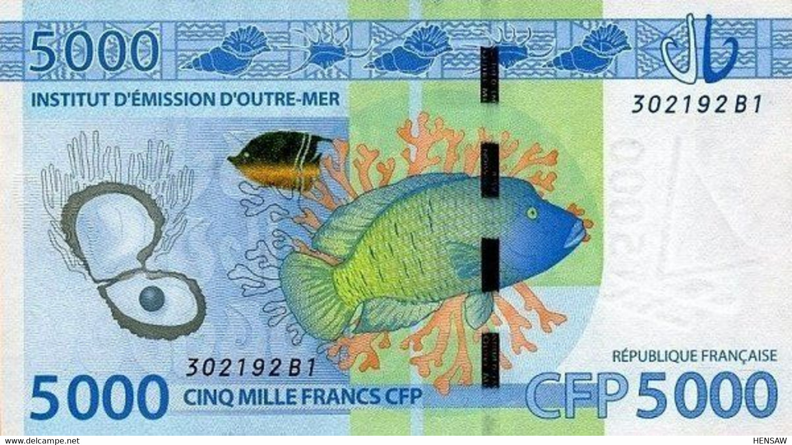 FRENCH PACIFIC TERRITORIES 5000 FRANCS P 7 2014 UNC SC NUEVO - Territoires Français Du Pacifique (1992-...)