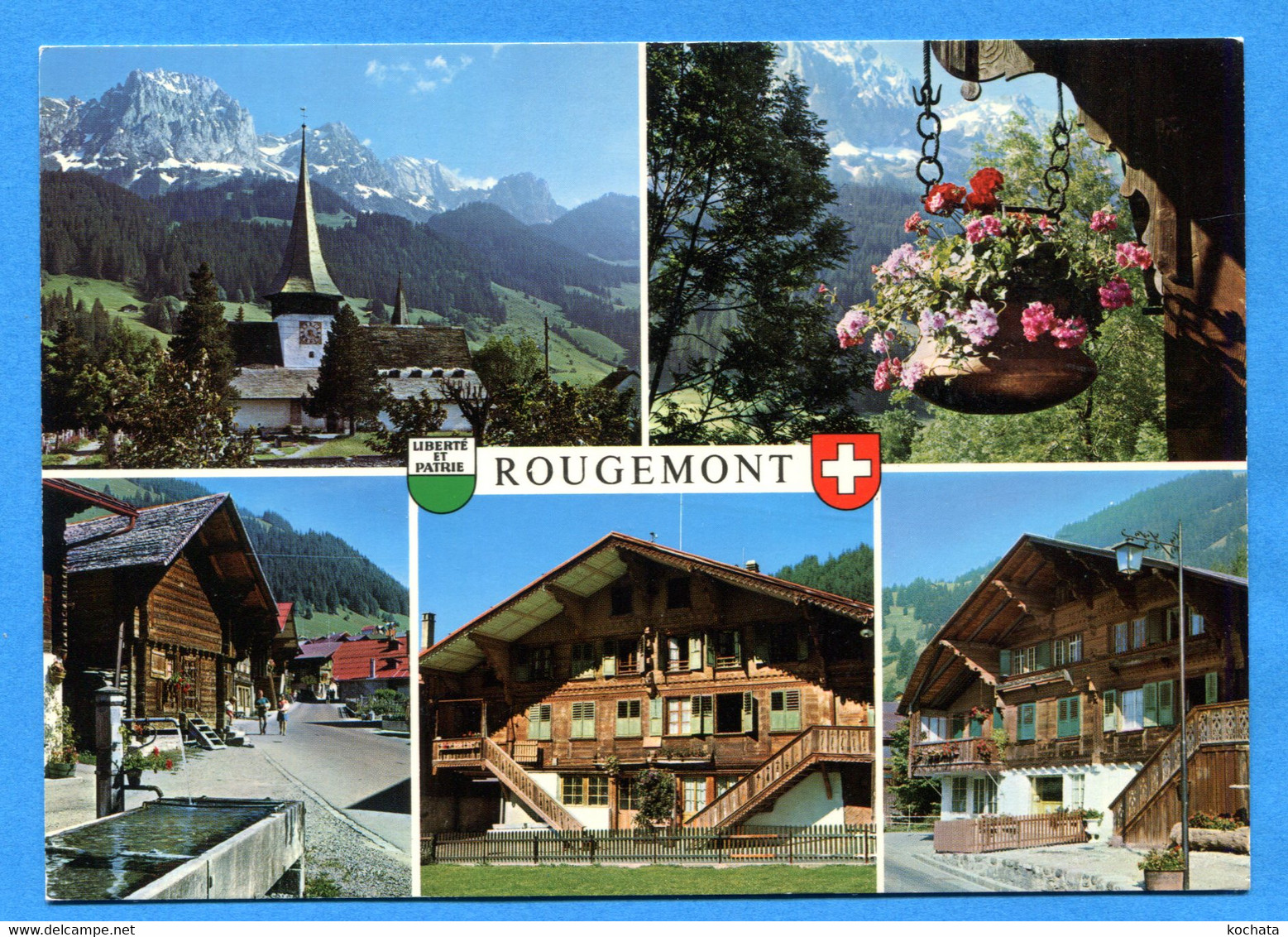 TW106, Rougemont, Photoglob Wehrli,10046,  GF, Circulée 1974 Sous Enveloppe - Rougemont