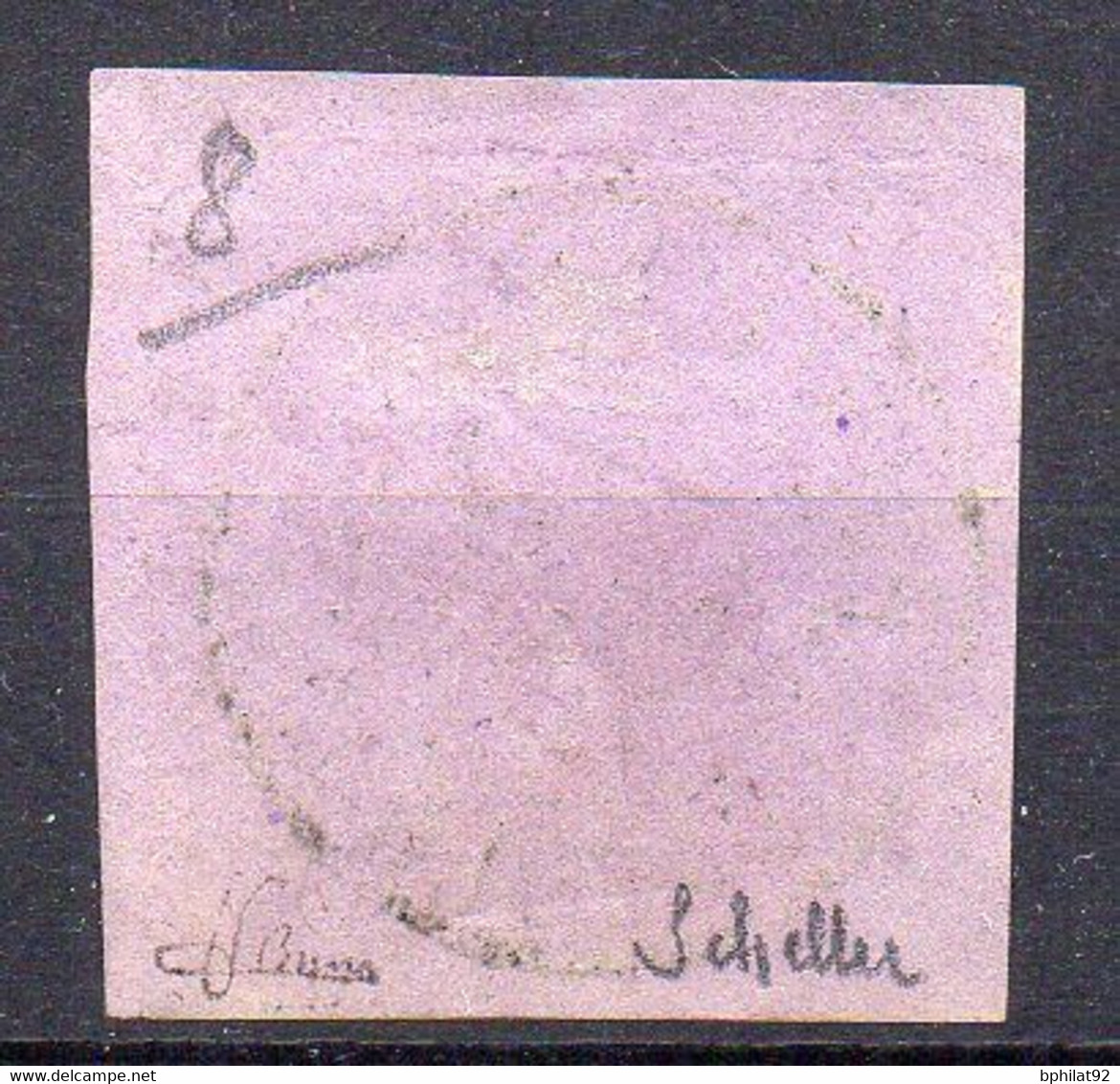 !!! GUADELOUPE, TAXE N°8 OBLITERATION SUPERBE, SIGNE BRUN ET SCHELLER - Timbres-taxe