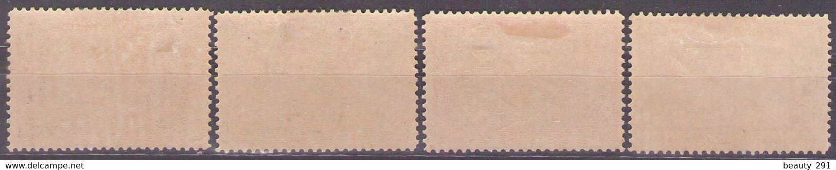 ROMANIA - 1907  Poor Relief Mi 208-211  MH* - Unused Stamps