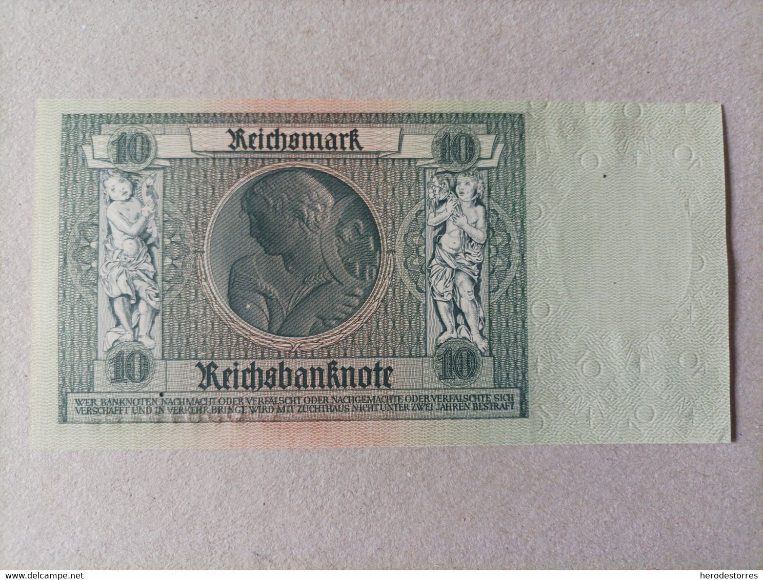 Billete De Alemania De 10 Mark, Año 1929, UNC - 10 Mark