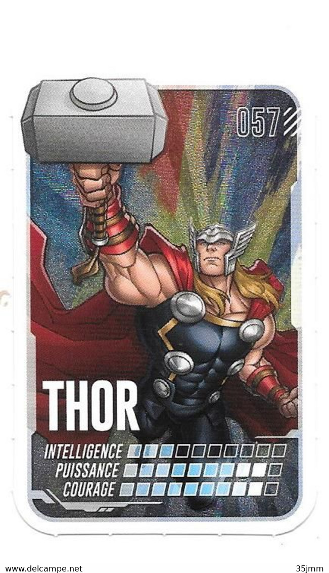 Carte Marvel Leclerc Pars En Mission Thor N°57 - Marvel