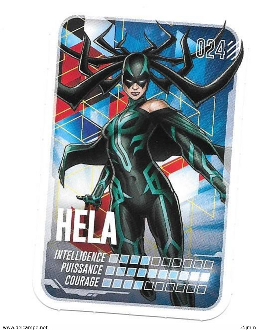 Carte Marvel Leclerc Pars En Mission Hela N°24 - Marvel