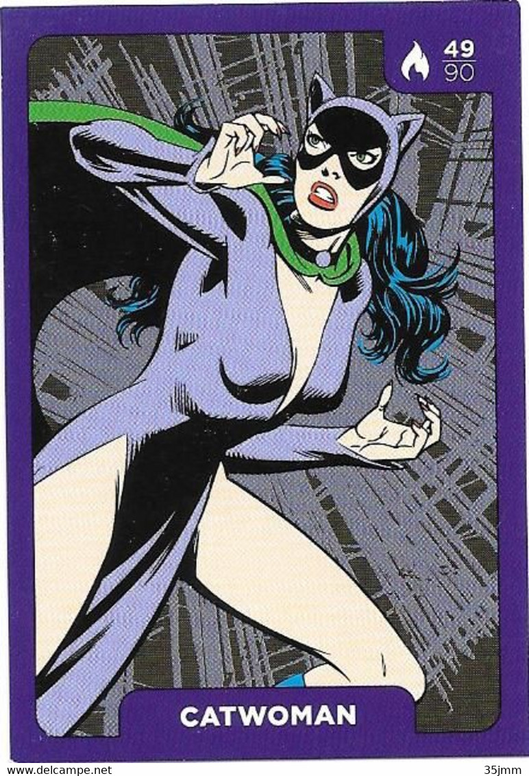Carte Auchan DC Catwoman N°49 - Other & Unclassified
