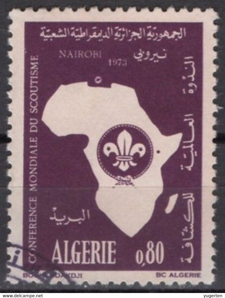 ALGERIA  1973 - 1v - Used - Oblitéré - Scouts Scouting Scoutisme Pfadfinder Exploración Boy Scout Conference, Nairobi - Oblitérés