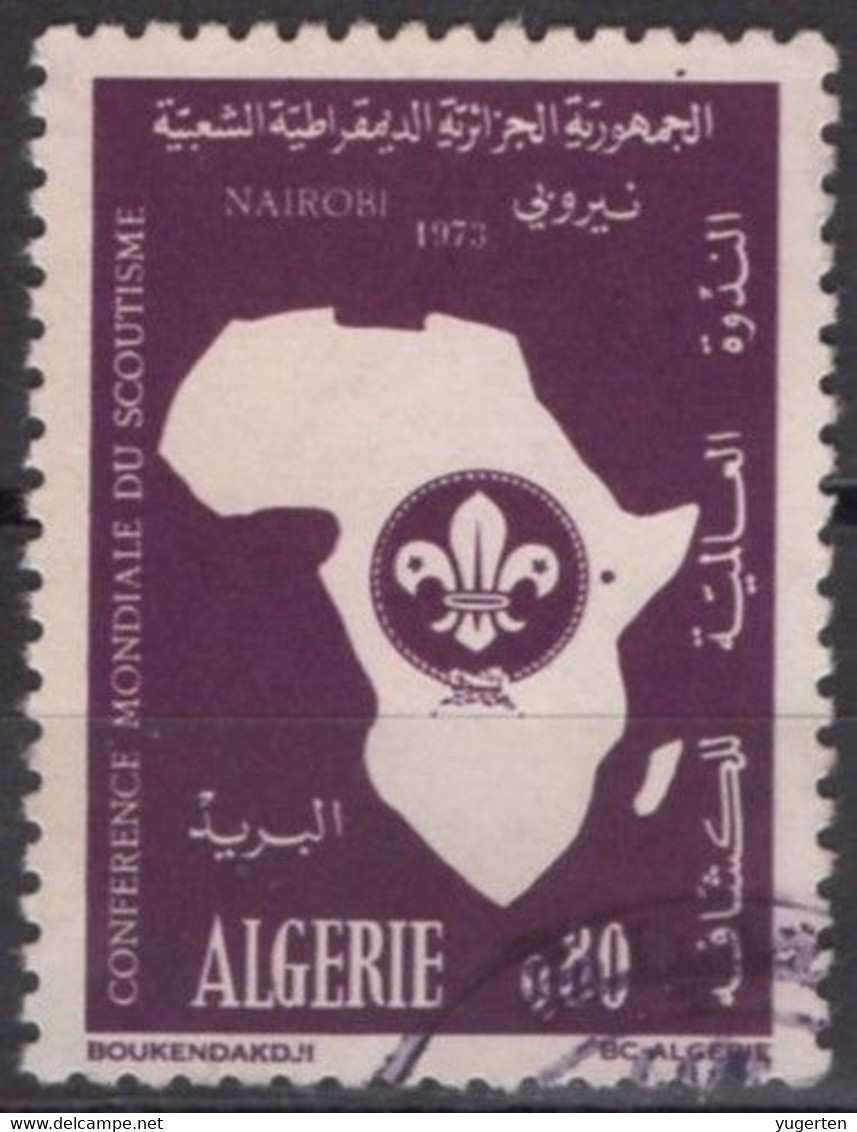 ALGERIA  1973 - 1v - Used - Oblitéré - Scouts Scouting Scoutisme Pfadfinder Exploración Boy Scout Conference, Nairobi - Oblitérés