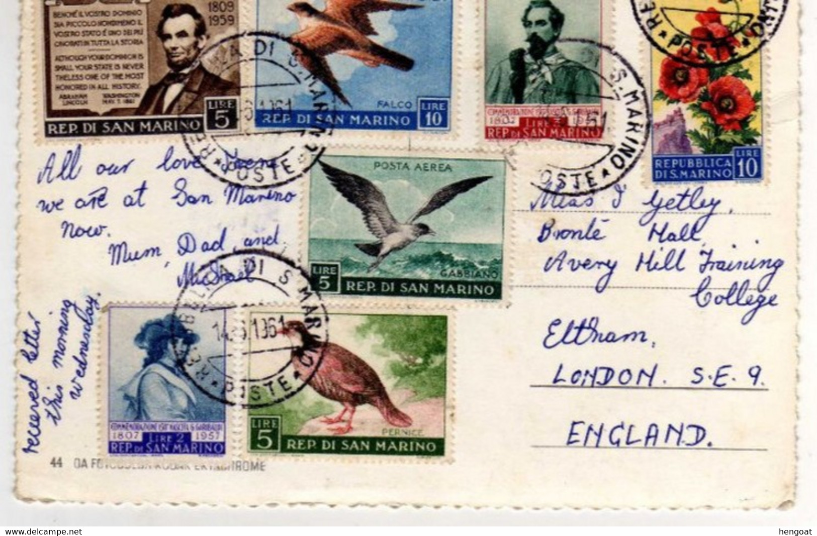 Timbres , Stamps " Animaux : Oiseaux ; Fleurs , Personnages " Sur Cp , Carte , Postcard Du 14/06/61 - Lettres & Documents