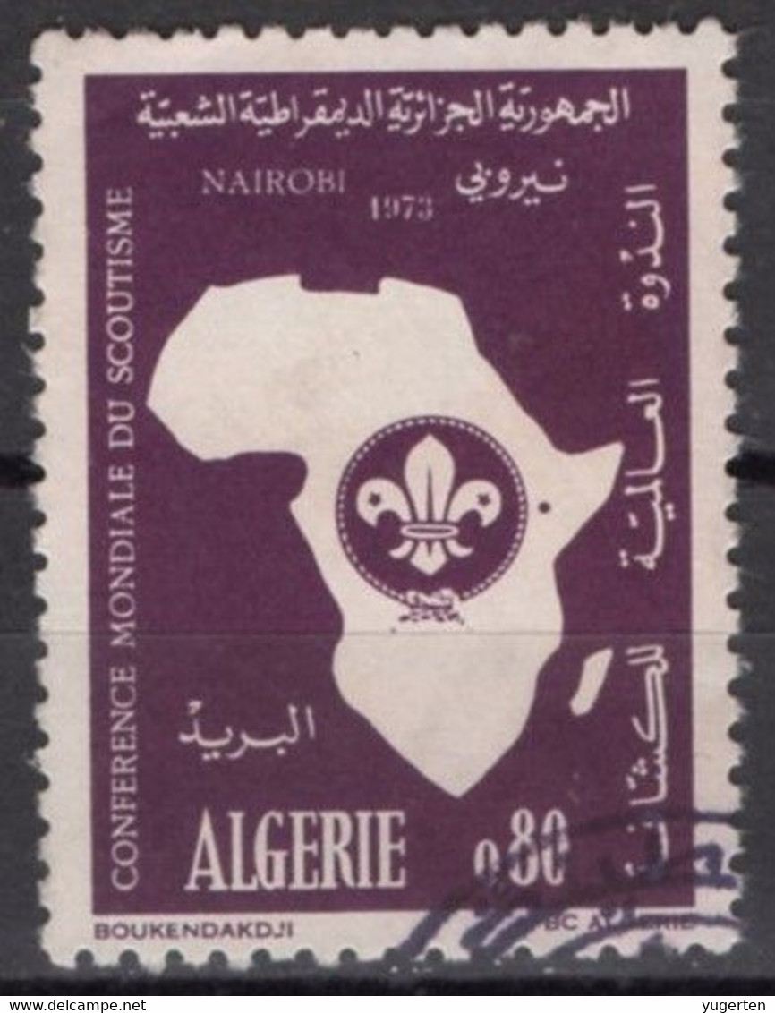 ALGERIA  1973 - 1v - Used - Oblitéré - Scouts Scouting Scoutisme Pfadfinder Exploración Boy Scout Conference, Nairobi - Oblitérés