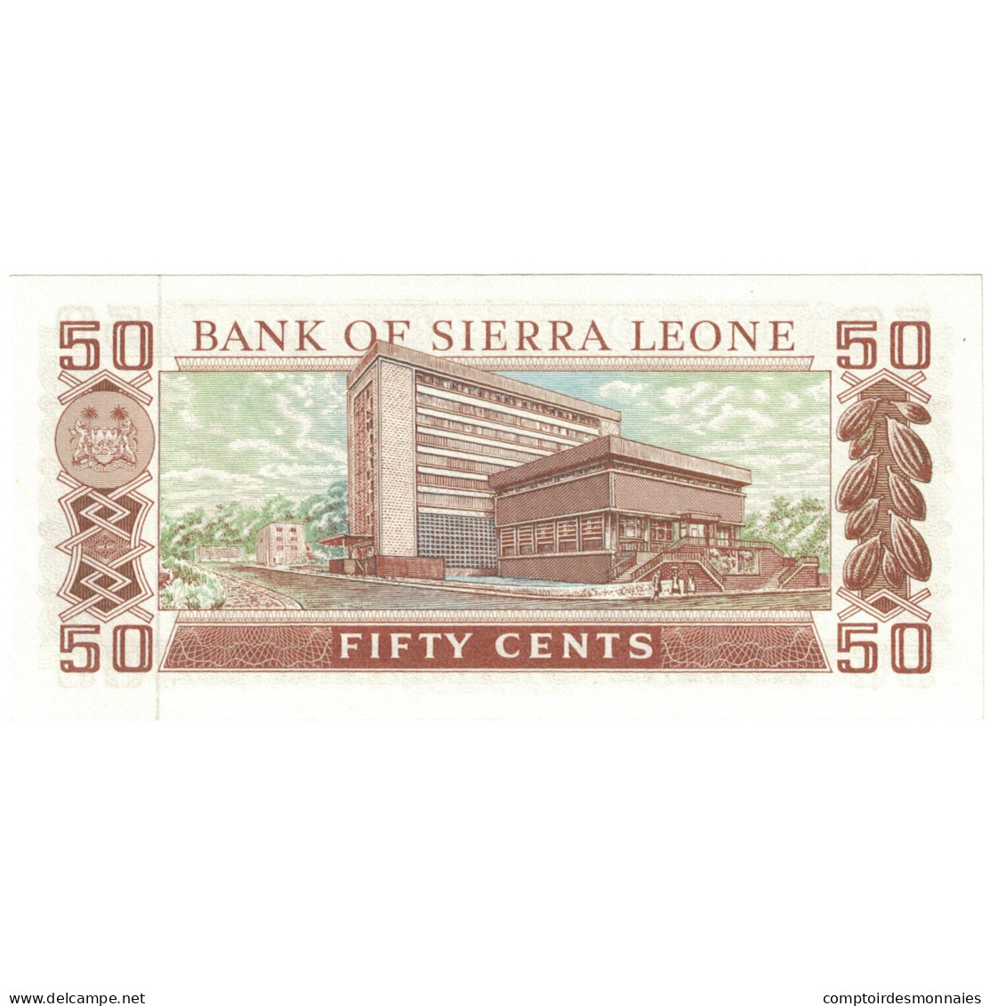 Billet, Sierra Leone, 50 Cents, UNDATED (1984), KM:4e, NEUF - Sierra Leone
