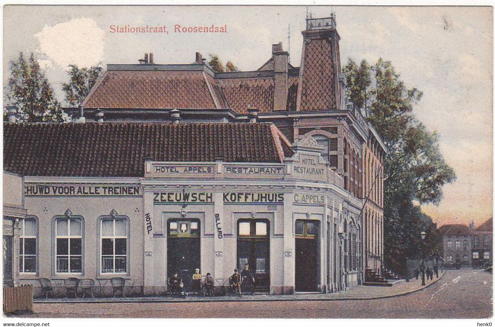 Roosendaal Zeeuwsch Koffijhuis Stationsplein MW446 - Roosendaal