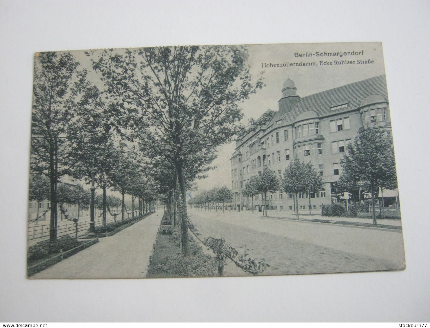 BERLIN Schmargendorf  , Strasse ,  Schöne  Karte Um 1921 - Schmargendorf