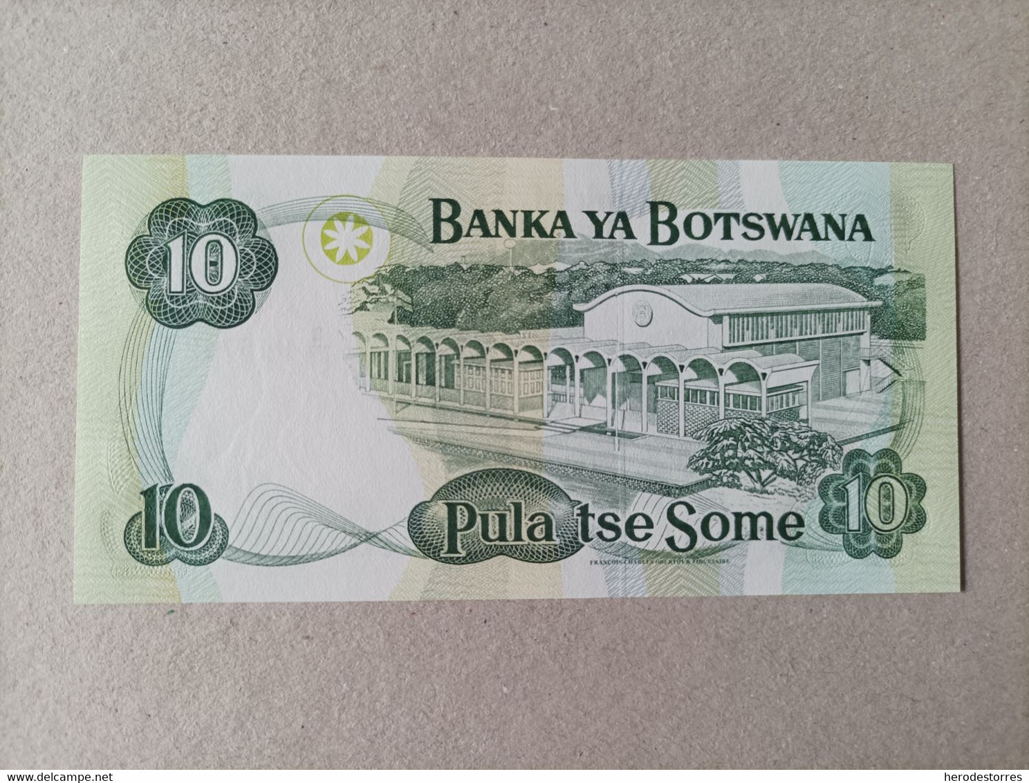 Billete De Botswana De 10 Pula, Año 1999, Nº Bajo, UNC - Botswana