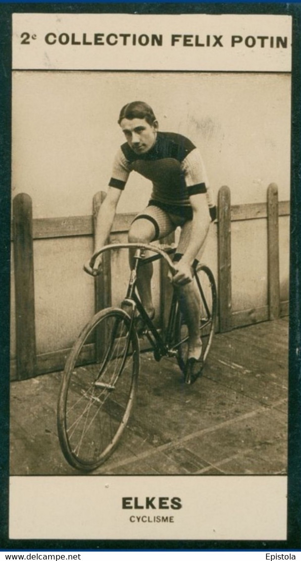 ► Harry William Elkes  Born In Port Henry, New York  Madison Six-day Racing   - Collection Photo Felix POTIN 1908 - Félix Potin