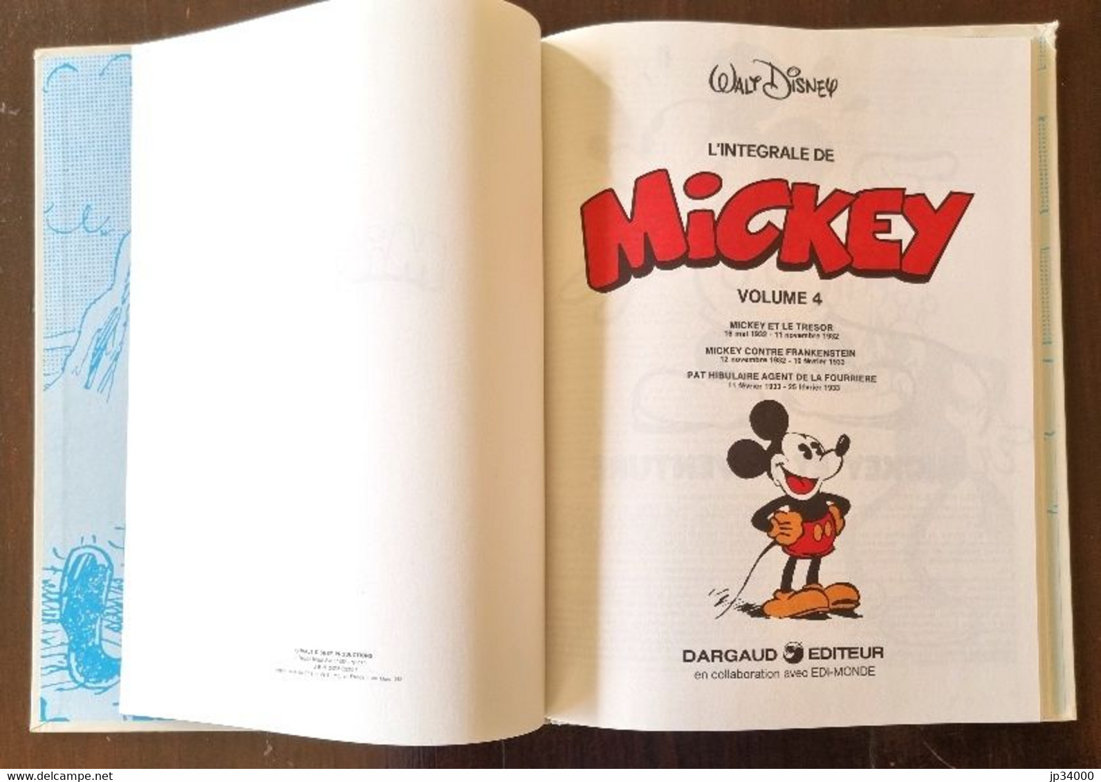 WALT DISNEY: L'intégrale De MICKEY Volume 4 Editions Dargaud 1982 - Mickey Parade