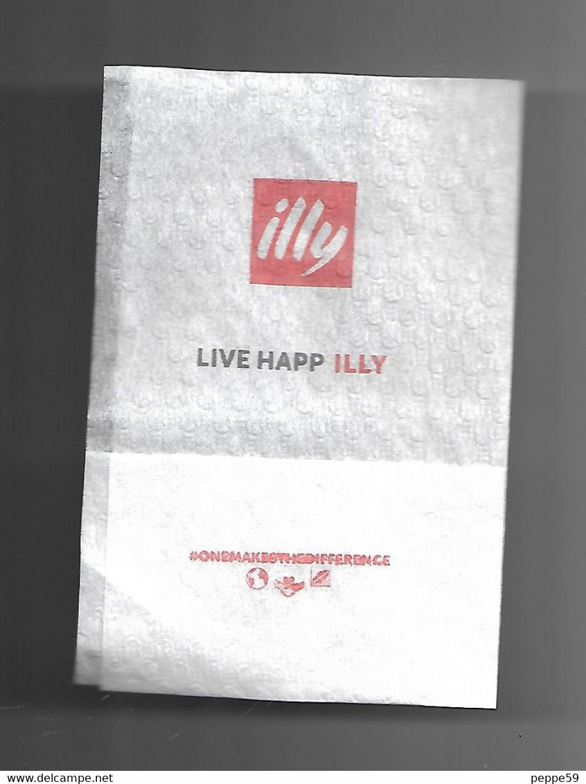 Tovagliolino Da Caffè - Caffè Illy Live App - Werbeservietten