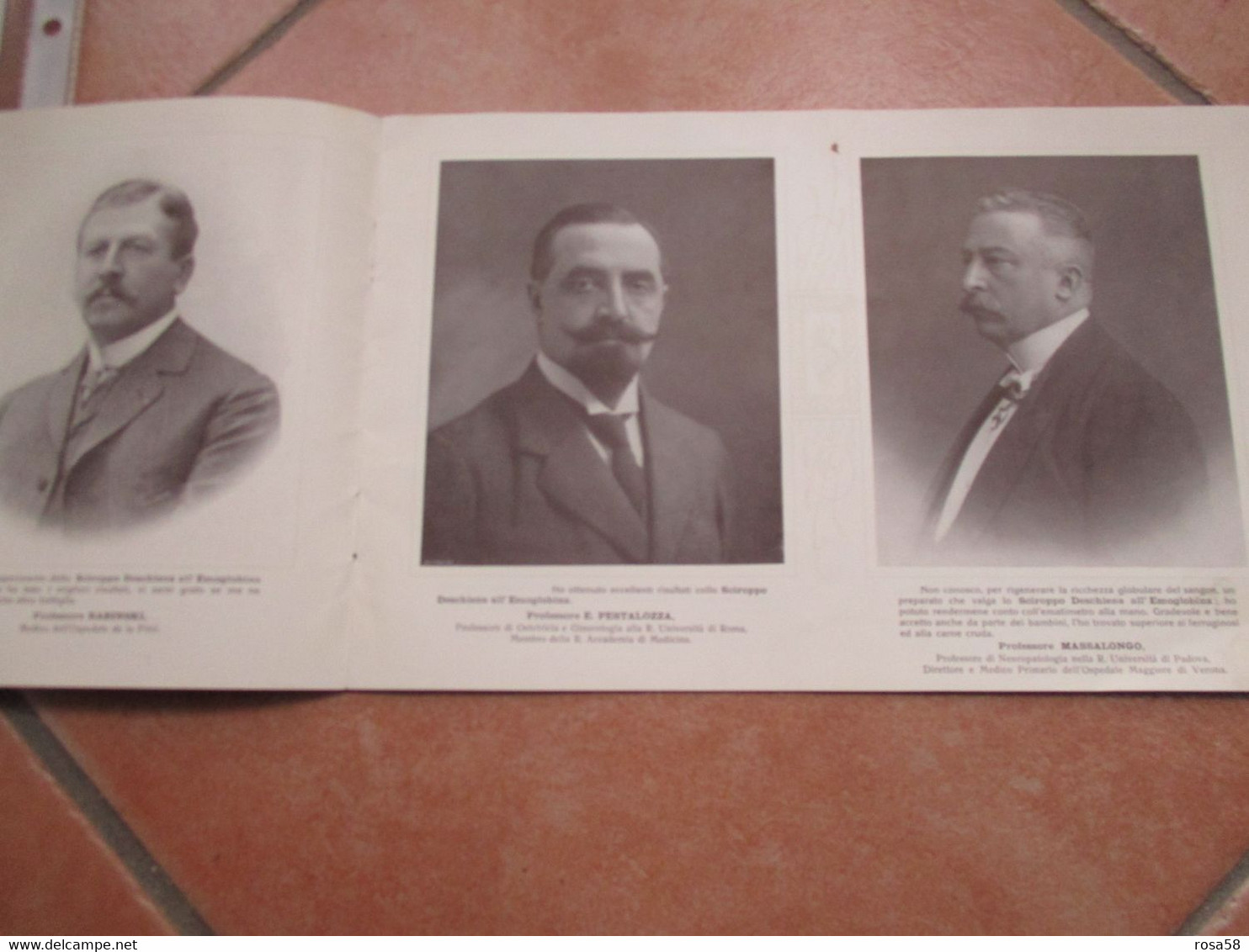 1920 Grandi FIGURE MEDICHE CONTEMPORANEE Album DESCHIENS dott.Farmacia Ospedali PARIGI spl.FOTOGRAFIE