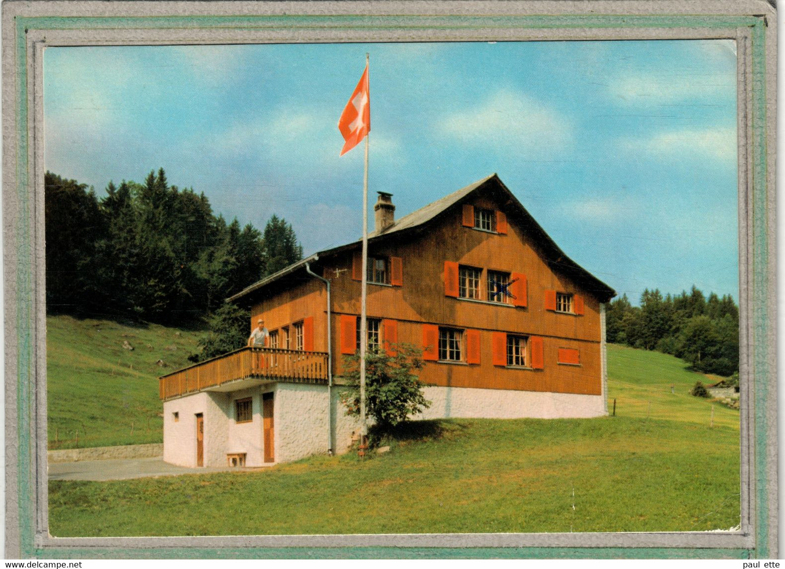 CPSM (Suisse-SG St Gall) FLUMSERBERG - Satus Wipkingen - Ferienhaus Schi-Ri-Wip - 1982 - Flums