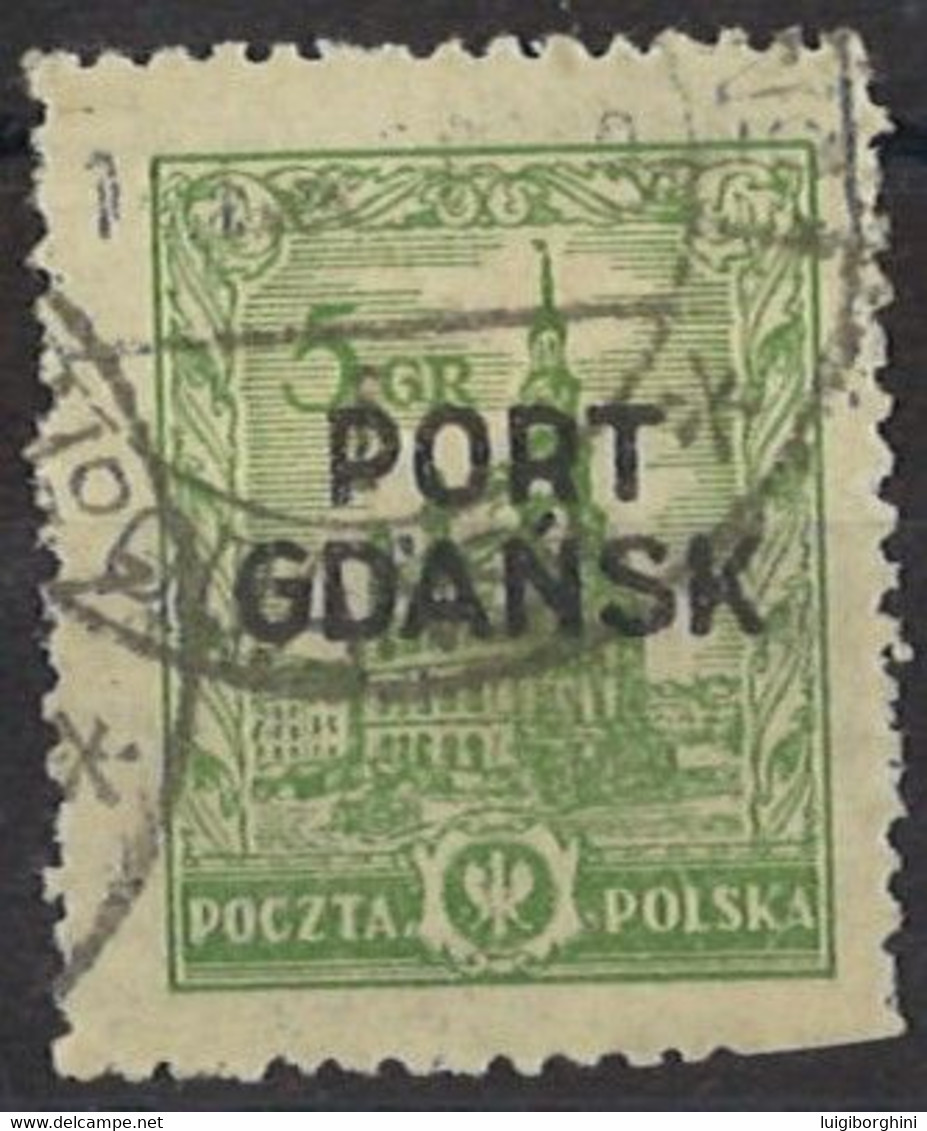 2266 - POLONIA 1926 - Ufficio Di Danzica - N. 12 Usato € 7 - Port Gdansk