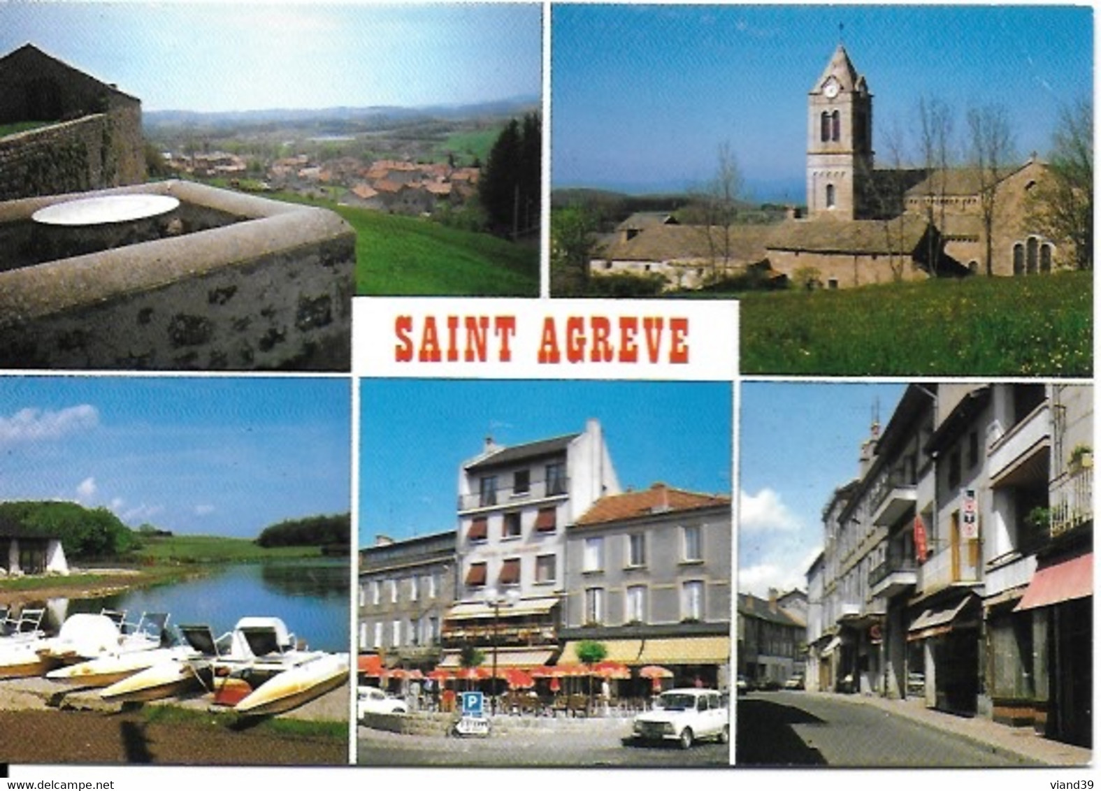 Saint Agrève - Multi Vues -  Non écrite ( Commerces ) - Non écrite - Saint Agrève