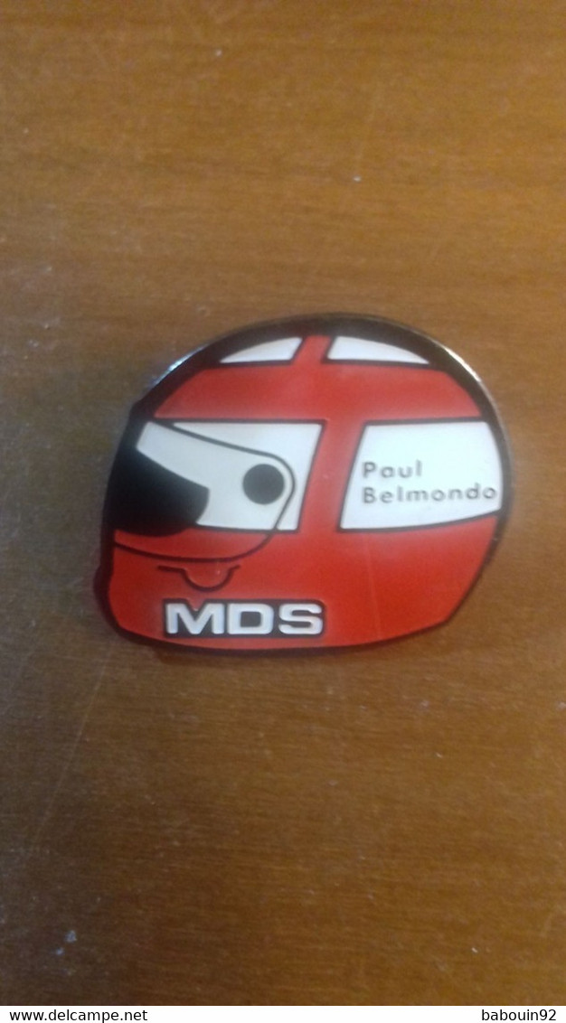 Pin's Casque De Paul Belmondo - Car Racing - F1