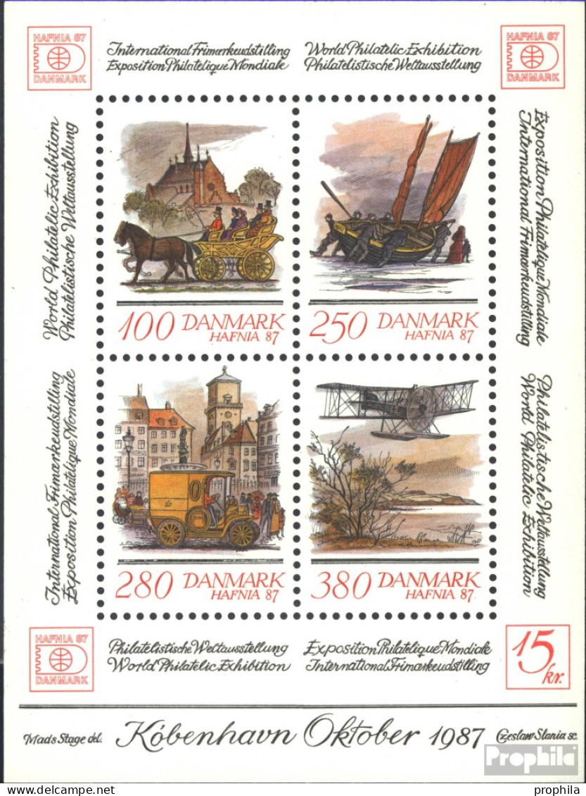 Dänemark Block5 (kompl.Ausg.) Postfrisch 1986 HAFNIA 87 - Blocks & Sheetlets