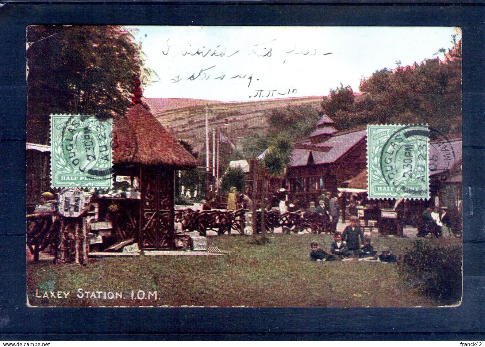 Ile De Man. Laxey Station. Coins émoussés - Isle Of Man