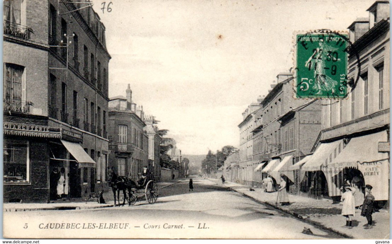 76 CAUDEBEC-lès-ELBEUF - Cours Carnot - Caudebec-lès-Elbeuf