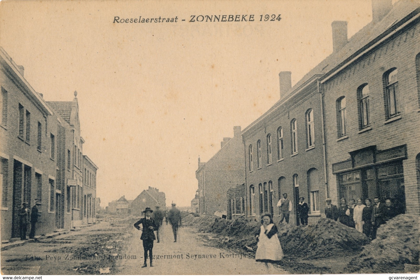 ZONNEBEKE  ROESELAERESTRAAT         2 SCANS - Zonnebeke