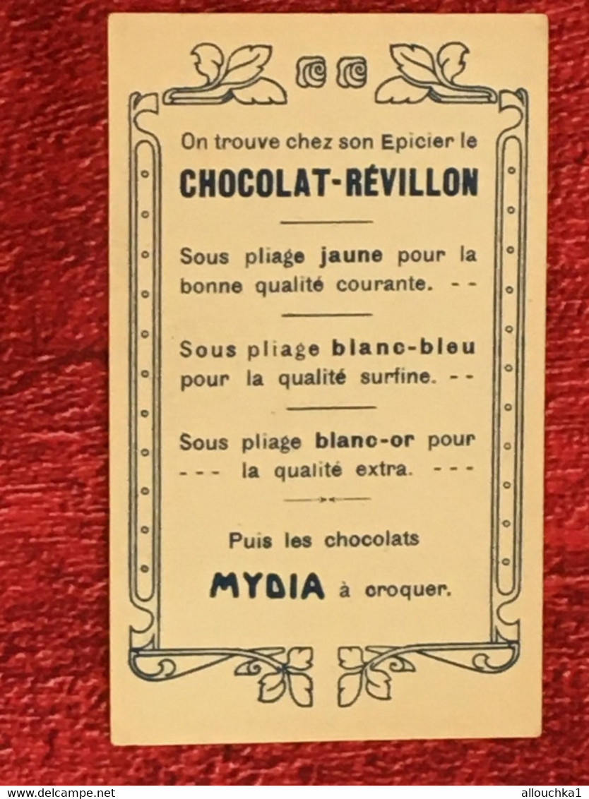 La Pantomime à Bysance Théâtre A Traver-☛Chocolat Révillon / Mydia-☛Chromo-Image Chromos-☛Usines à Lyon/1898/Roanne/1972 - Revillon