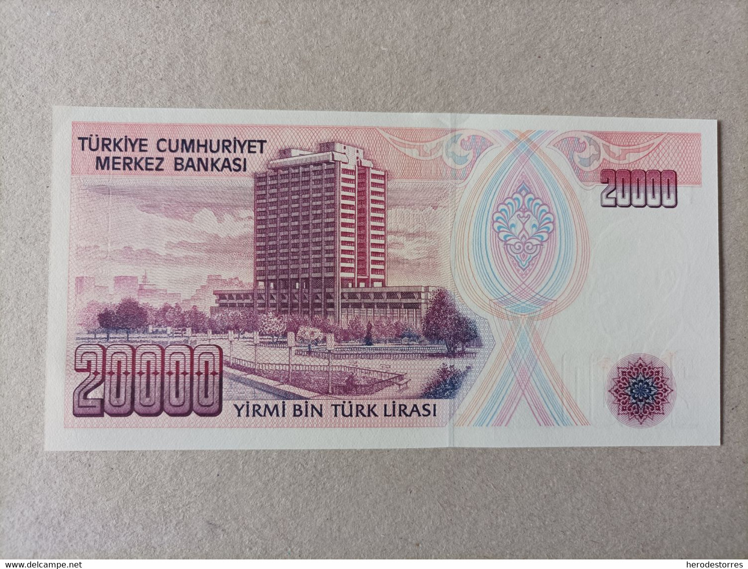 Billete De Turquía De 20000 Türk Lirası, Año 1988, UNC - Turquie