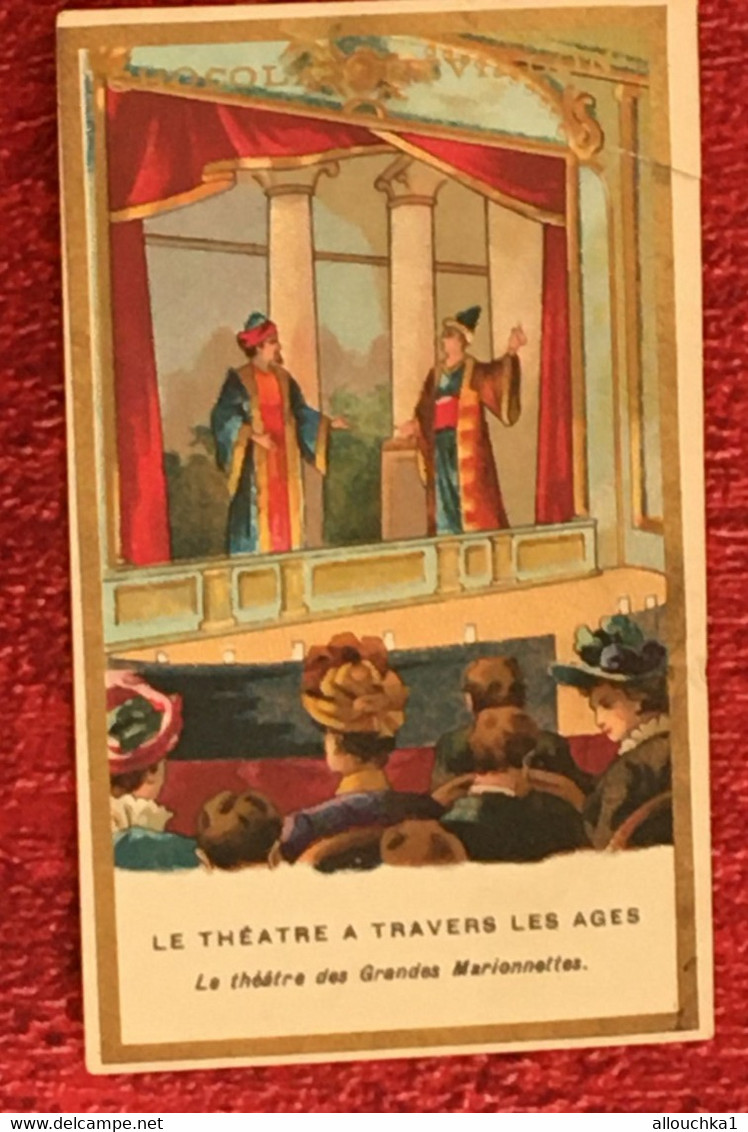 Théâtre Gde Marionnettes-Théâtre A Trav-☛Chocolat Révillon /Mydia-☛Chromo-Image Chromos-☛Usines à Lyon/1898/Roanne/1972 - Revillon