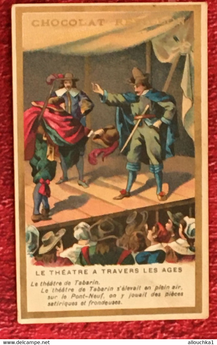 Le Theatre De Tabarin-☛Chocolat Révillon /Mydia-☛Chromo-Image Chromos-☛Usines à Lyon/1898/Roanne/1972 - Revillon