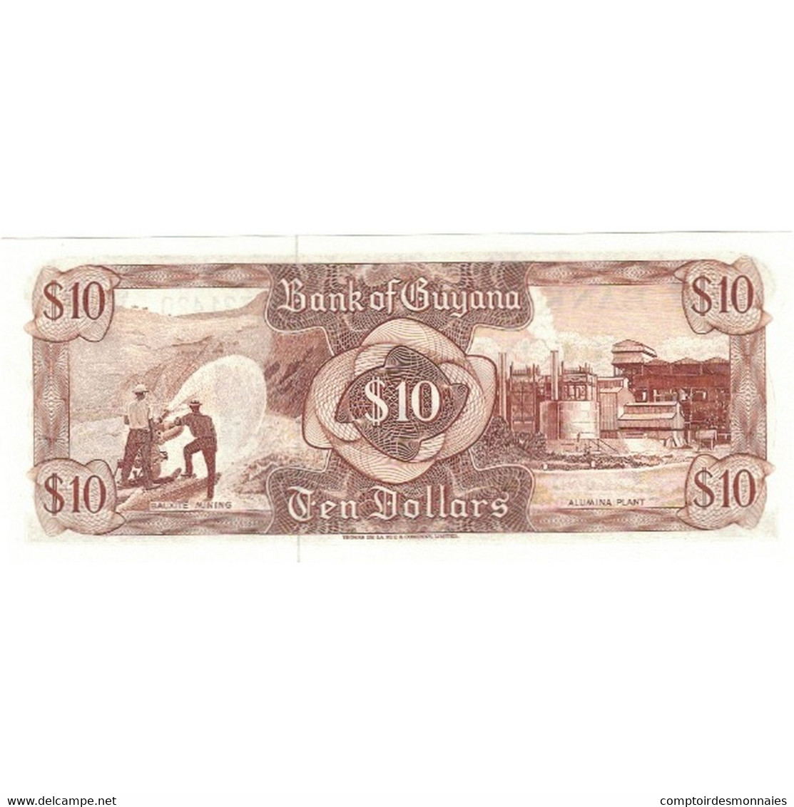 Billet, Guyana, 10 Dollars, Undated (1996), KM:23d, NEUF - Guyana