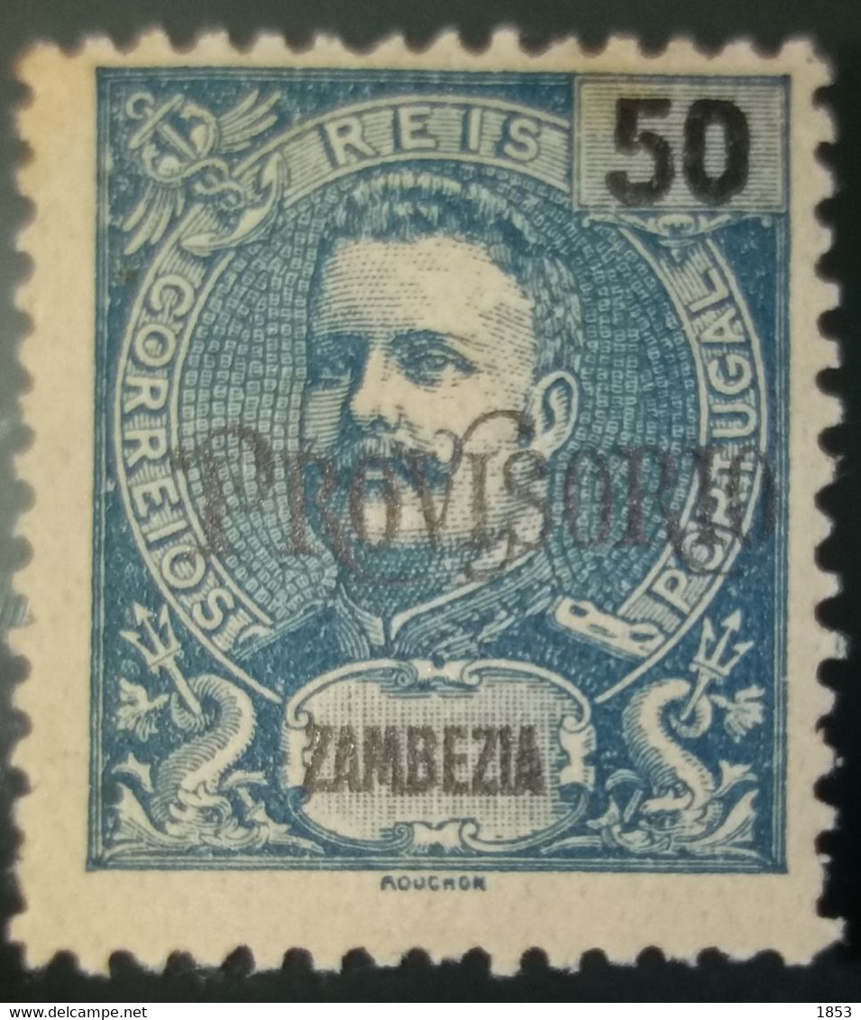 D.CARLOS I , COM SOBRECARGA PROVISÓRIO CE44 - Zambezië