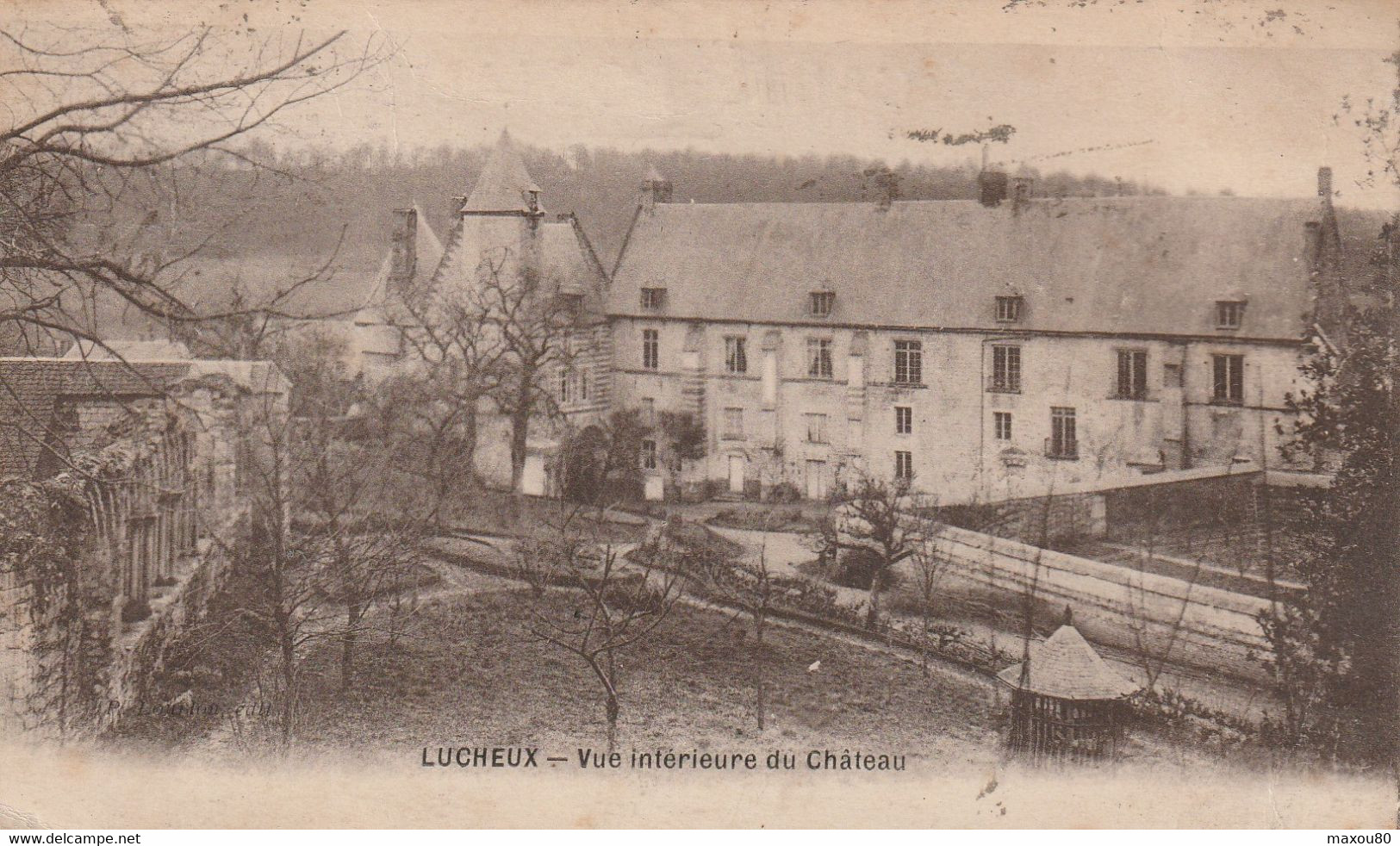 LUCHEUX  -  Vue Intérieure Du Château - Lucheux