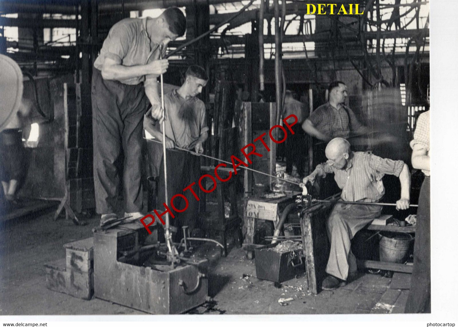 OBERHAUSEN-Album-Glasfabrik FUNCKE&BECKER-38 geklebte FOTOS-1939-Werksaufnahmen-TECHNIK-Industrie-Verrerie-