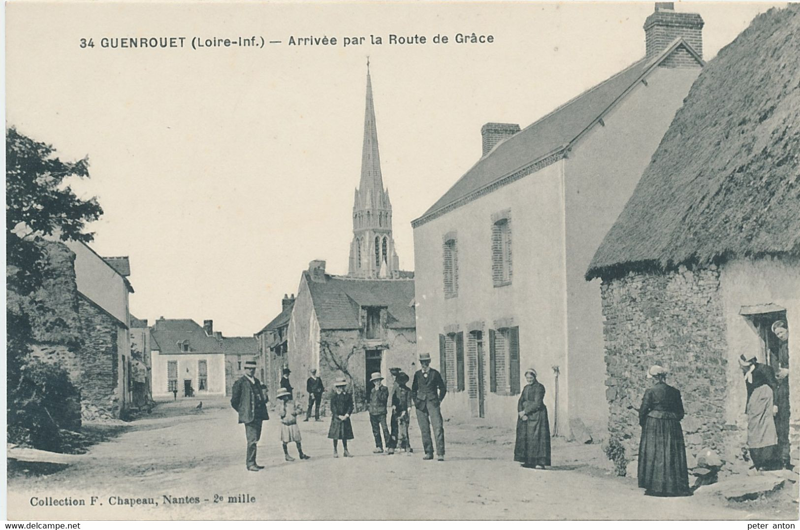 Guenrouet 44 Arrivée Par La Route De Grâce - Guenrouet