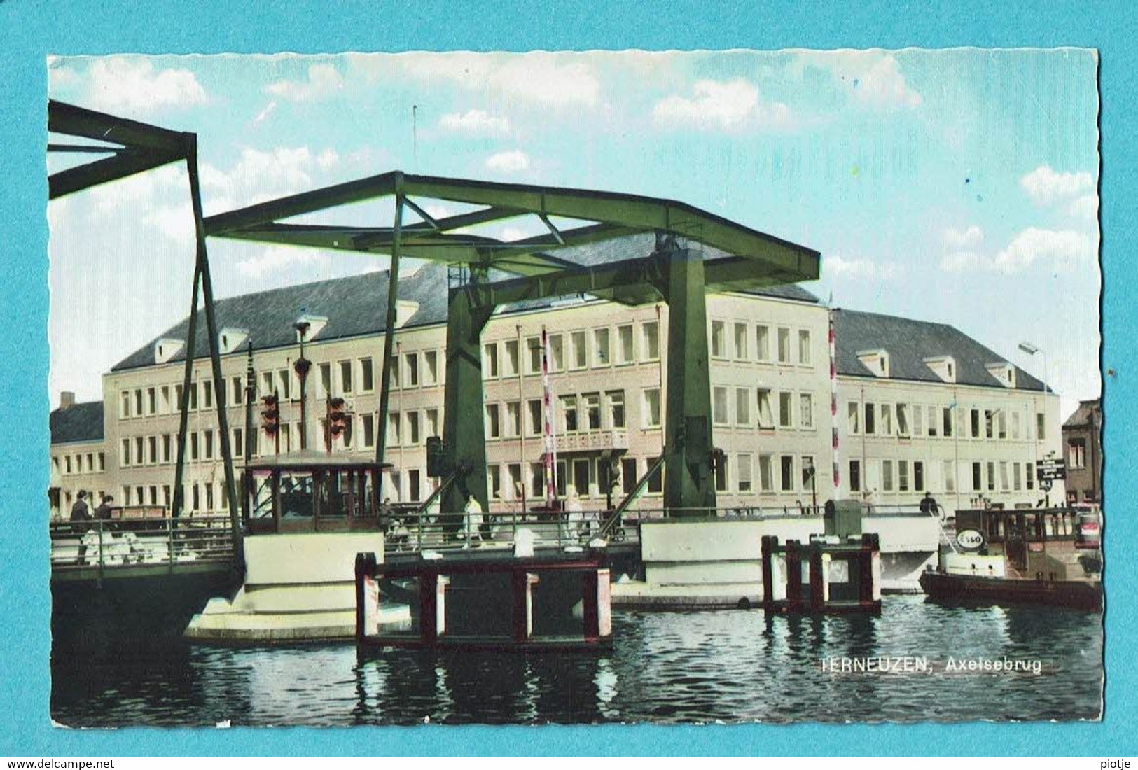 * Terneuzen (Zeeland - Nederland) * (Bromo Color JosPe 14.16.1014) Axelsebrug, Bateau, Boat, Canal, Pont, Bridge - Terneuzen