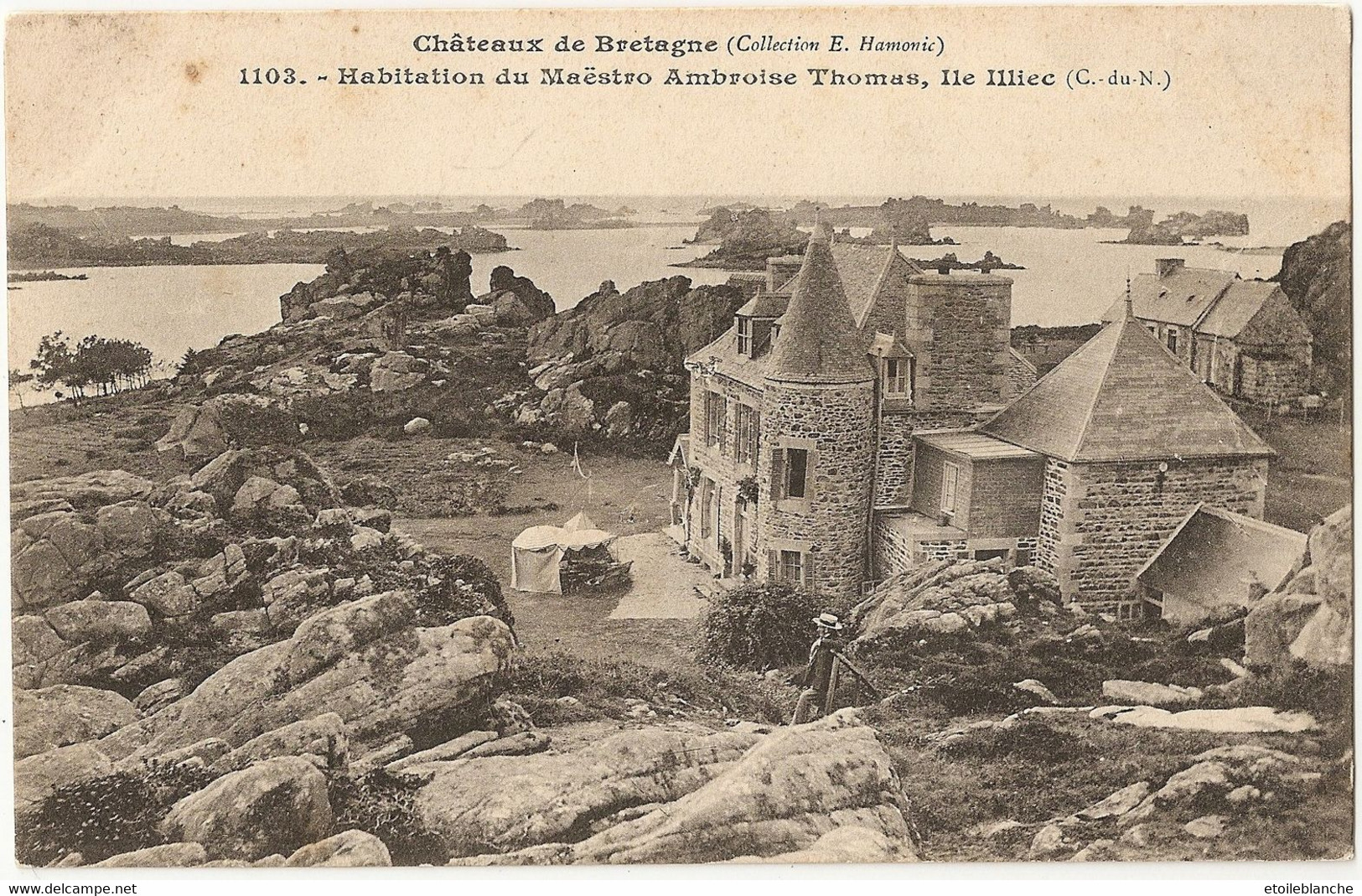 Bretagne, île Illiec (22, Côtes D'Armor) Château Où Habitait Le Maestro Ambroise Thomas (opéra) - Penvénan