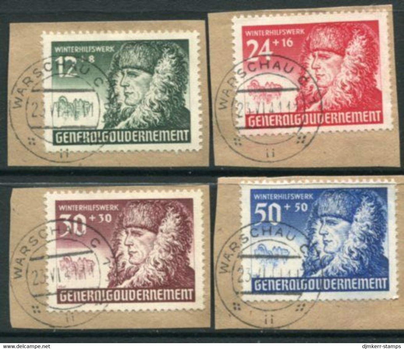 GENERAL GOVERNMENT 1940  Winter Relief  Used   Michel 59-62 - General Government