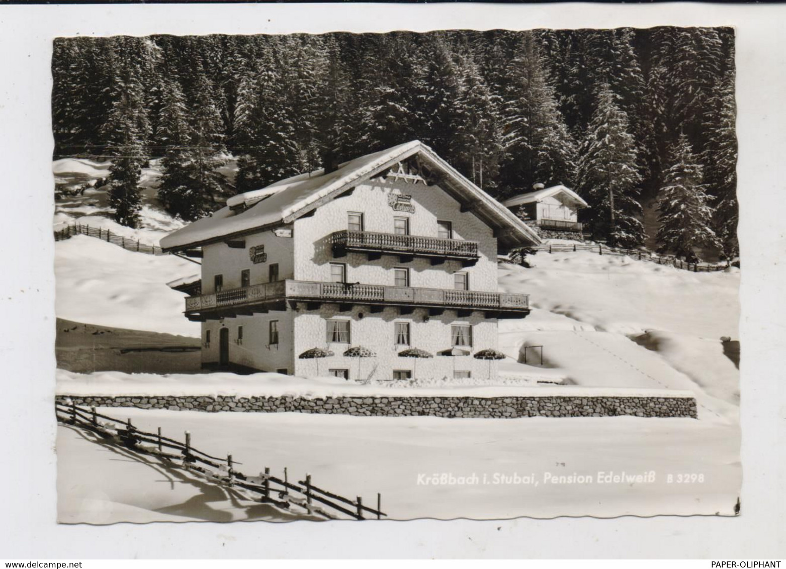 A 6167 NEUSTIFT - KRÖSSBACH Im Stubaital, Pension Edelweoss - Neustift Im Stubaital