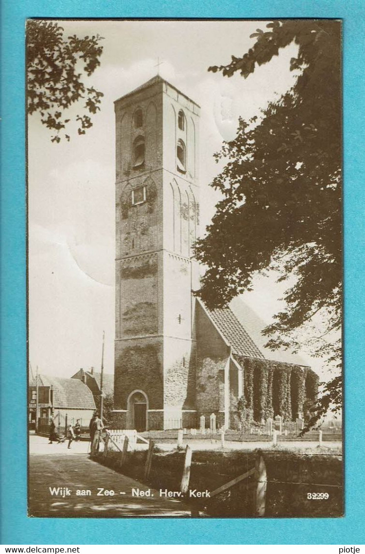 * Wijk Aan Zee (Noord Holland - Nederland) * (Uitgave C. Dingler, Beverwijk, Nr 32299) Ned. Herv. Kerk, église, Church - Wijk Aan Zee